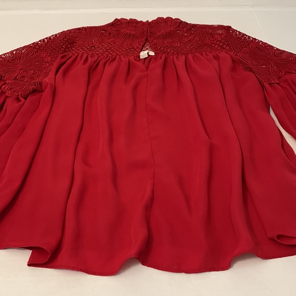 BOSTON PROPER Flowy Long Sleeve, Embroidered Blouse/Preowned - Picture 12 of 17